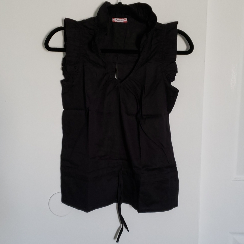 Ruffle tank top
